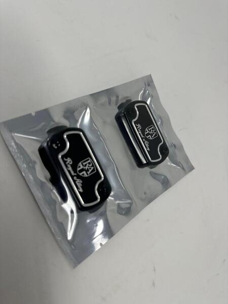 ROYAL ALLOY MASTER CYLINDER COVERS BLACK Image 2