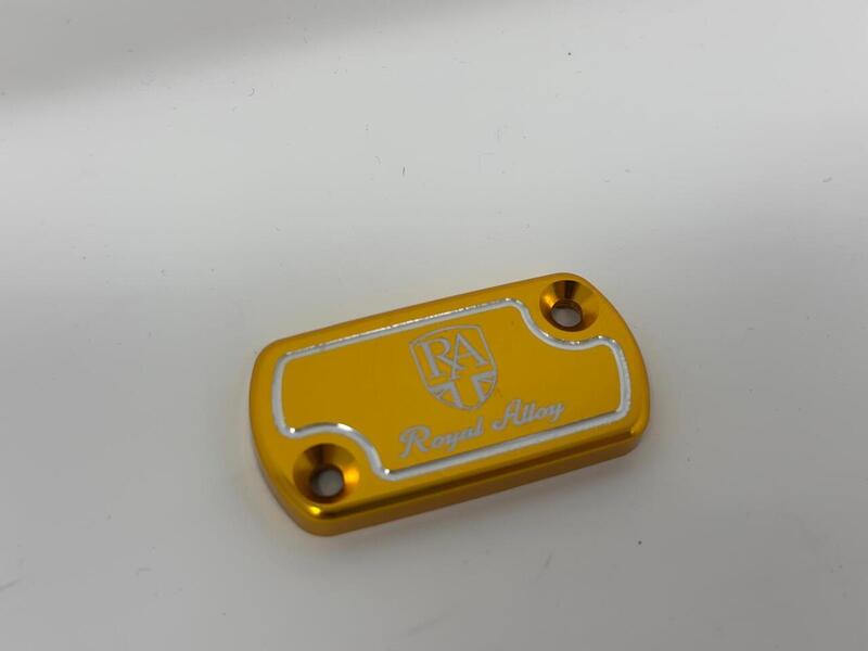ROYAL ALLOY MASTER CYLINDER COVERS GOLD Image 2