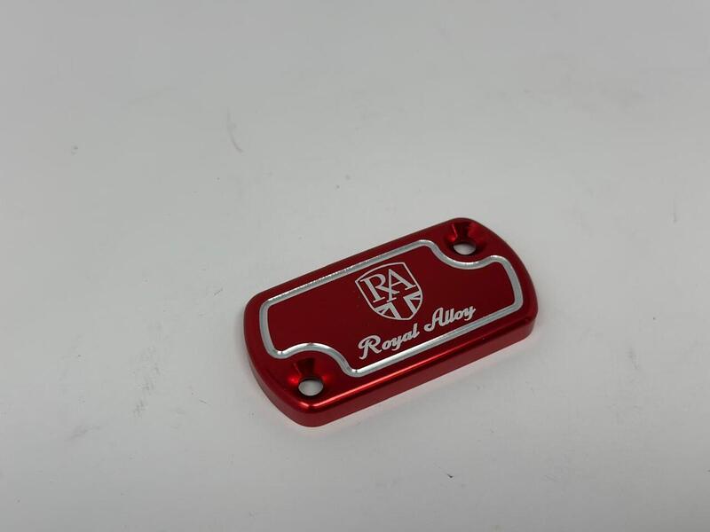ROYAL ALLOY MASTER CYLINDER COVER RED Image 2