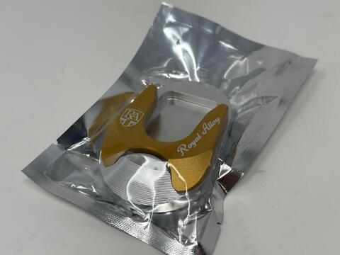 ROYAL ALLOY SIDE STAND FOOT PLATES GOLD