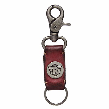 LEATHER KEY CHAIN OP-RED