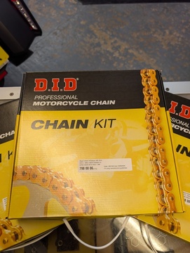 DID CHAIN KIT X-RING PLAIN STEEL HIMALAYAN 450