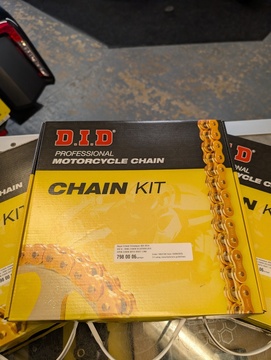 DID CHAIN KIT X-RING SILVER/SILVER HIMALAYAN 450