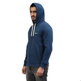 SHERPA FRONT OPEN HOODIE NAVY Image 1