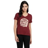 WILD &amp; FREE MELANGE TS RED Image 1