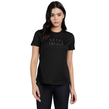 REFLECTIVE WOMEN'S T-SHIRT BLACK