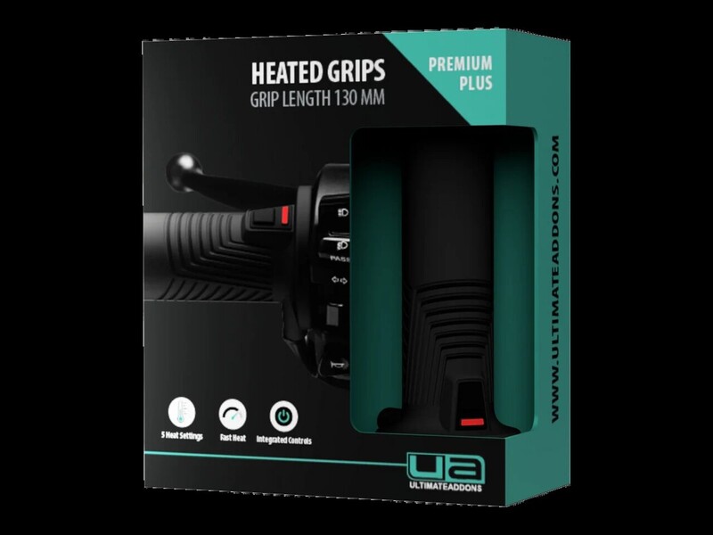 ULTIMATE ADD ONS PREMIUM PLUS HEATED GRIPS 130MM Image 2