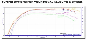 TUNING OPTIONS FOR YOUR ROYAL ALLOY 350 TG &amp; GP Image 1
