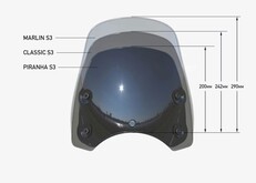 DART FLYSCREENS FOR ROYAL ENFIELD SUPER METEOR 650 Image 3