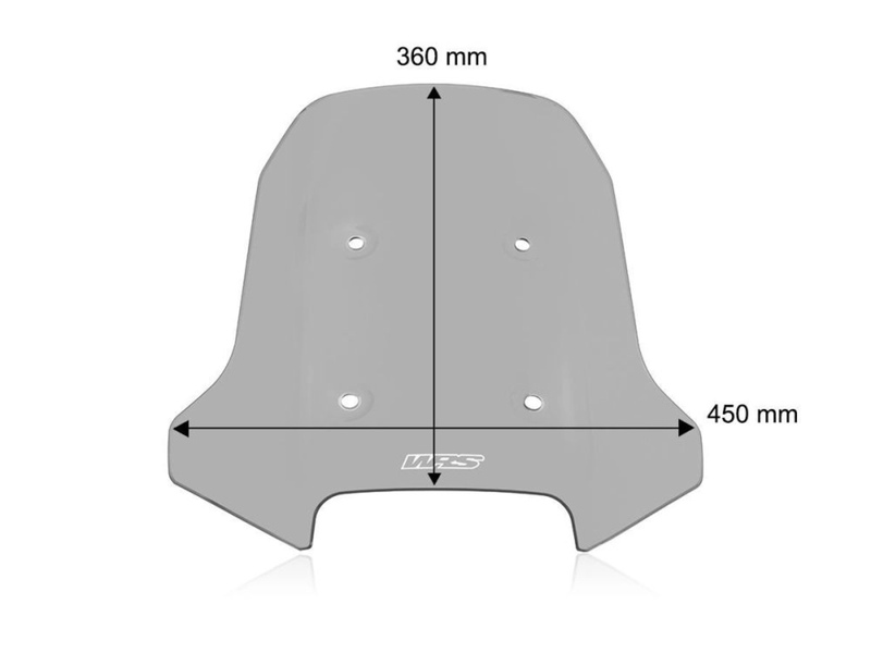 WRS WINDSCREEN TOURING CFMOTO 450MT SMOKE Image 2