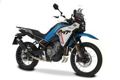 HP CORSE SP-2 SHORT BLACK TITANIUM EXHAUST CFMOTO 450 MT Image 3