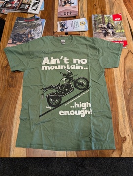 AINT NO MOUNTAIN T SHIRT GREEN M