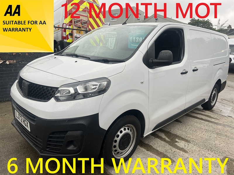 Used 2022 Fiat Scudo Multijet SX For Sale (U1354) Falkirk Van Sales