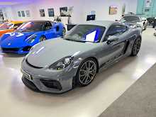 PORSCHE CAYMAN GT4 FINISHED IN ARTIC GREY