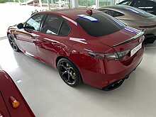 ALFA ROMEO GIULIA QUADRIFOGLIO IN COMPETIZIONE RED