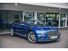 BENTLEY CONTINENTIAL GTC FINISHED IN SEQUIN BLUE