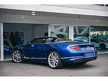 BENTLEY CONTINENTIAL GTC FINISHED IN SEQUIN BLUE