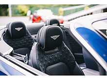 BENTLEY CONTINENTIAL GTC FINISHED IN SEQUIN BLUE