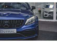 MERCEDES C63 AMG S FINISHED IN METALLIC BLUE