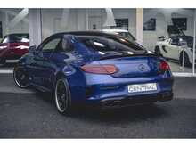 MERCEDES C63 AMG S FINISHED IN METALLIC BLUE