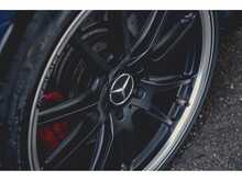 MERCEDES C63 AMG S FINISHED IN METALLIC BLUE