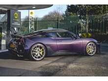 LOTUS EVORA GT410 SPORT IN EXCLUSIVE AUBERGINE PURPLE.