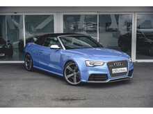 AUDI RS5 CABRIOLET IN KINGFISHER BLUE
