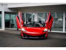 MCLAREN 600LT SPIDER FINISHED IN VERMILLION RED