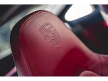 PORSCHE 911 TURBO S FINISHED IN AGATE GREY WITH RED LEATHER