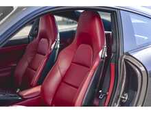 PORSCHE 911 TURBO S FINISHED IN AGATE GREY WITH RED LEATHER