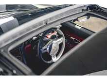 PORSCHE 911 TURBO S FINISHED IN AGATE GREY WITH RED LEATHER
