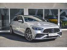 MERCEDES C43 AMG PREMIUM PLUS IN HIGH-TECH SILVER