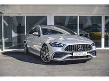 MERCEDES C43 AMG PREMIUM PLUS IN HIGH-TECH SILVER