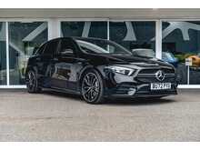 MERCEDES A35 FINISHED IN COSMOS BLACK