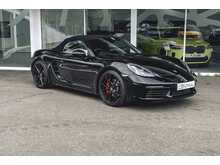 PORSCHE 718 BOXSTER S IN JET BLACK METALLIC