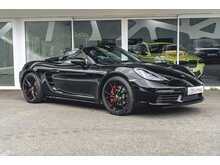 PORSCHE 718 BOXSTER S IN JET BLACK METALLIC