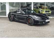 PORSCHE 718 BOXSTER S IN JET BLACK METALLIC