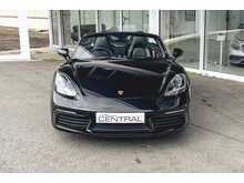 PORSCHE 718 BOXSTER S IN JET BLACK METALLIC