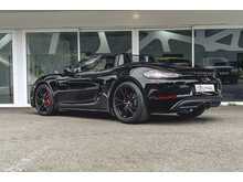PORSCHE 718 BOXSTER S IN JET BLACK METALLIC