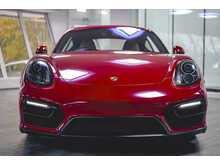 PORSCHE CAYMAN GTS IN CARMINE RED