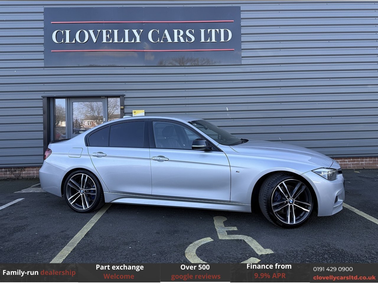 BMW 3 Series 2.0 318d M Sport Shadow Edition Saloon 4dr Diesel Auto Euro 6 (s/s) (150 ps) - U1262