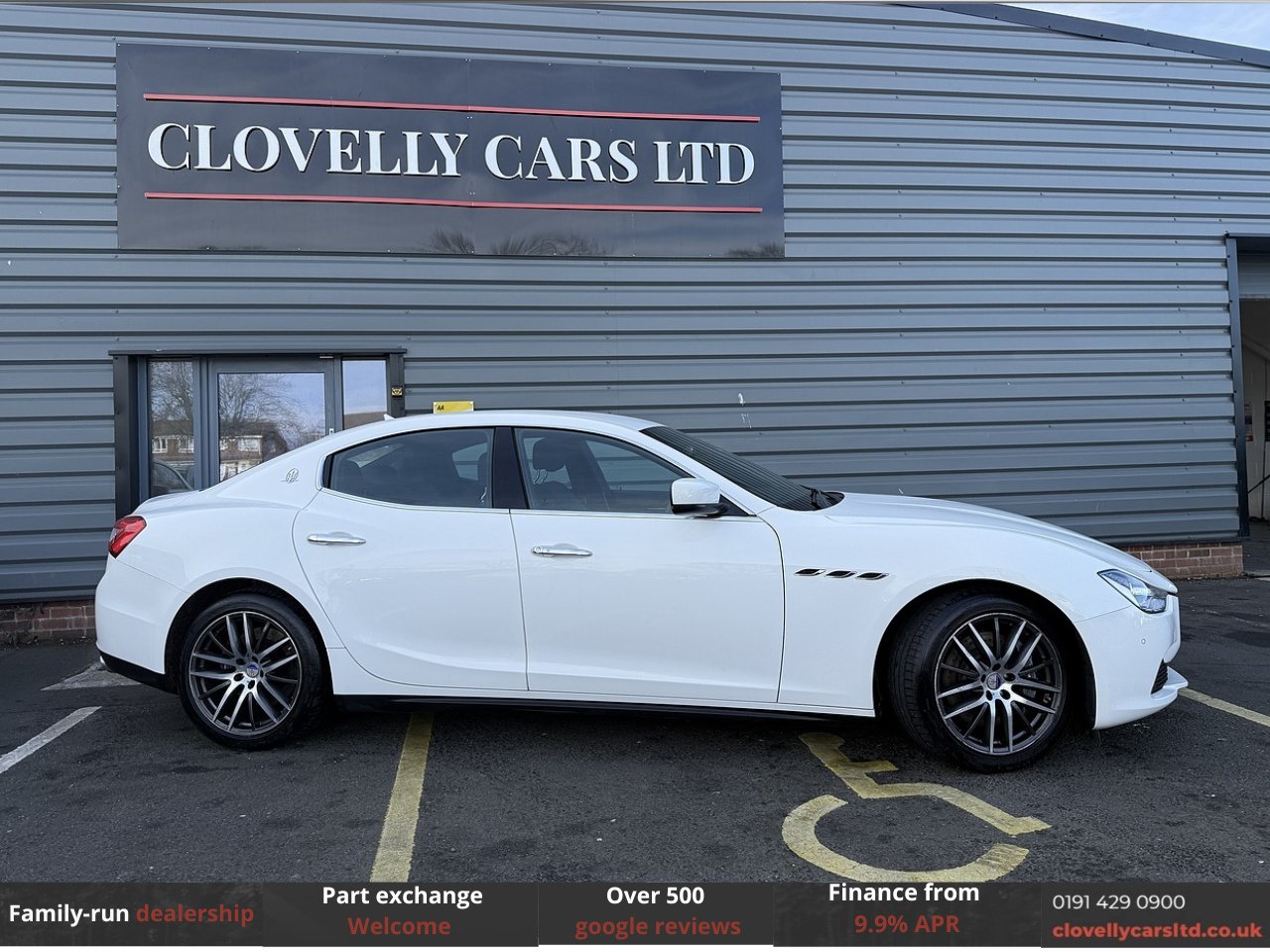 Maserati Ghibli 3.0D V6 Saloon 4dr Diesel ZF Euro 5 (s/s) (275 ps) - U1273