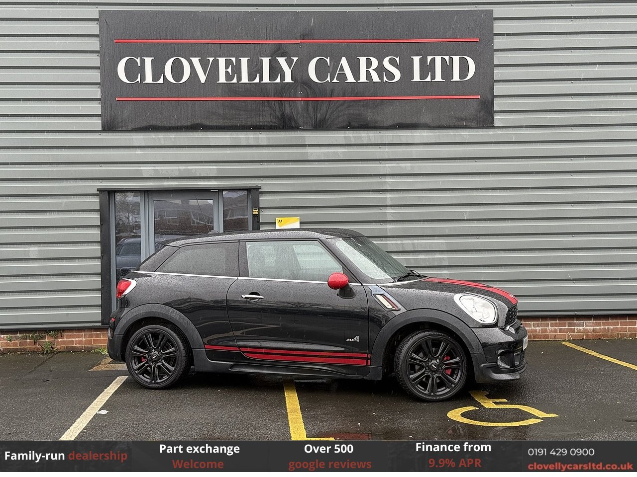 MINI Paceman 1.6 John Cooper Works SUV 3dr Petrol Manual ALL4 Euro 5 (s/s) (218 ps) - U1290