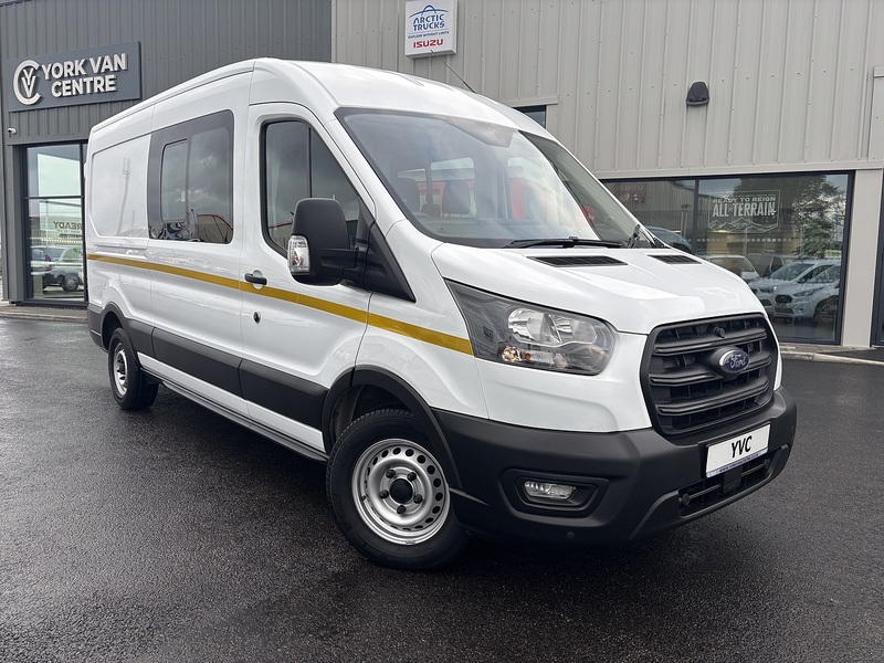 Ford 2.0 350 EcoBlue Leader Crew Van Double Cab 6dr Diesel Manual FWD L3 H2 Euro 6 (s/s) (130 ps)