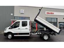 2023 73 FORD TRANSIT 2.0 D-CAB TIPPER 350 LEADER RWD L3 EURO 6 130PS
