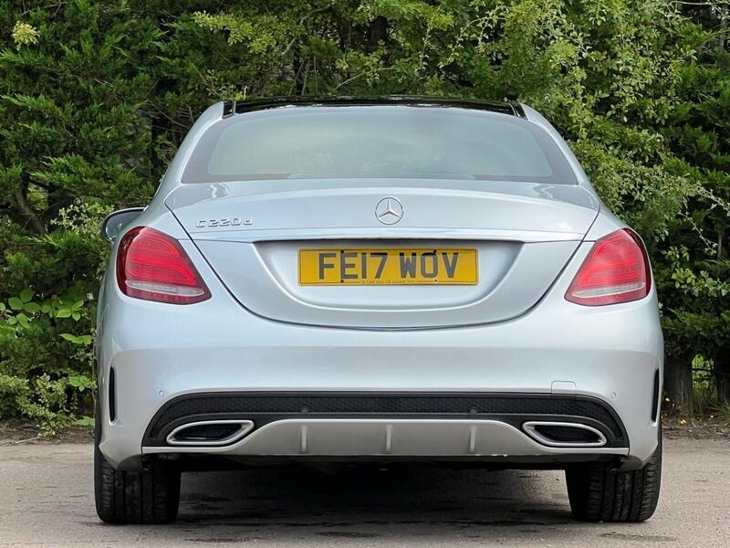 MERCEDES-BENZ C-CLASS 2.1 C220 D AMG LINE PREMIUM 4d 170 BHP FULL SERVICE HISTORY|PANORAMIC ROOF - U10000