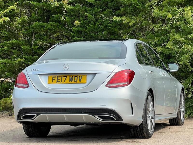 MERCEDES-BENZ C-CLASS 2.1 C220 D AMG LINE PREMIUM 4d 170 BHP FULL SERVICE HISTORY|PANORAMIC ROOF - U10000