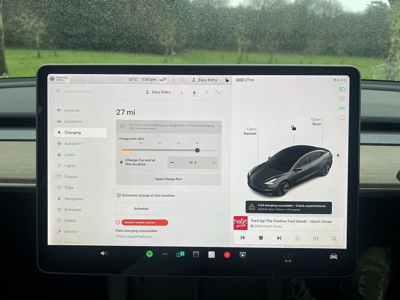 Tesla Model 3 Standard Range Plus Saloon 4dr Electric Auto RWD (241 bhp) - U10478