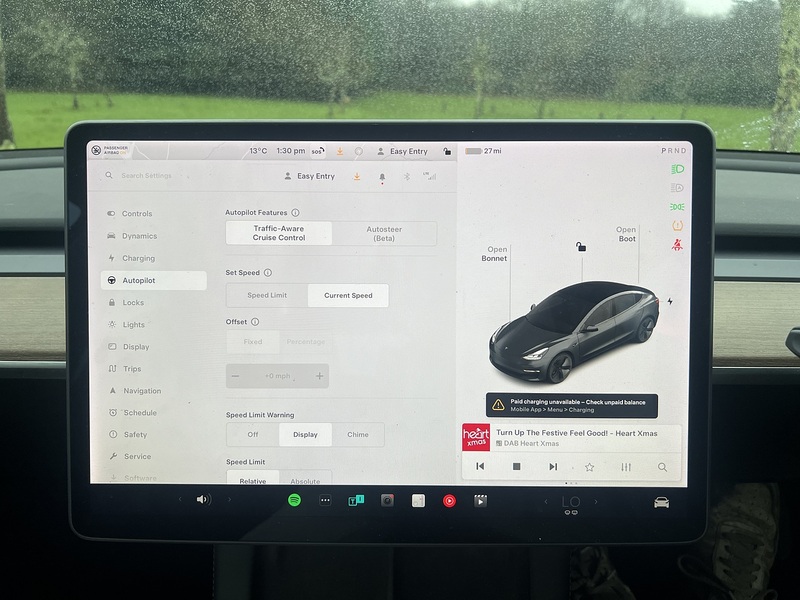 Tesla Model 3 Standard Range Plus Saloon 4dr Electric Auto RWD (241 bhp) - U10478