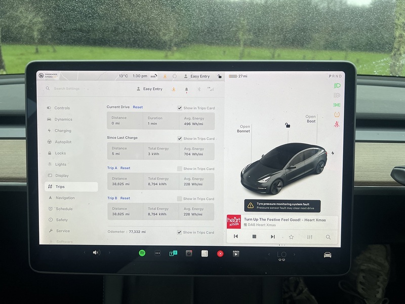 Tesla Model 3 Standard Range Plus Saloon 4dr Electric Auto RWD (241 bhp) - U10478